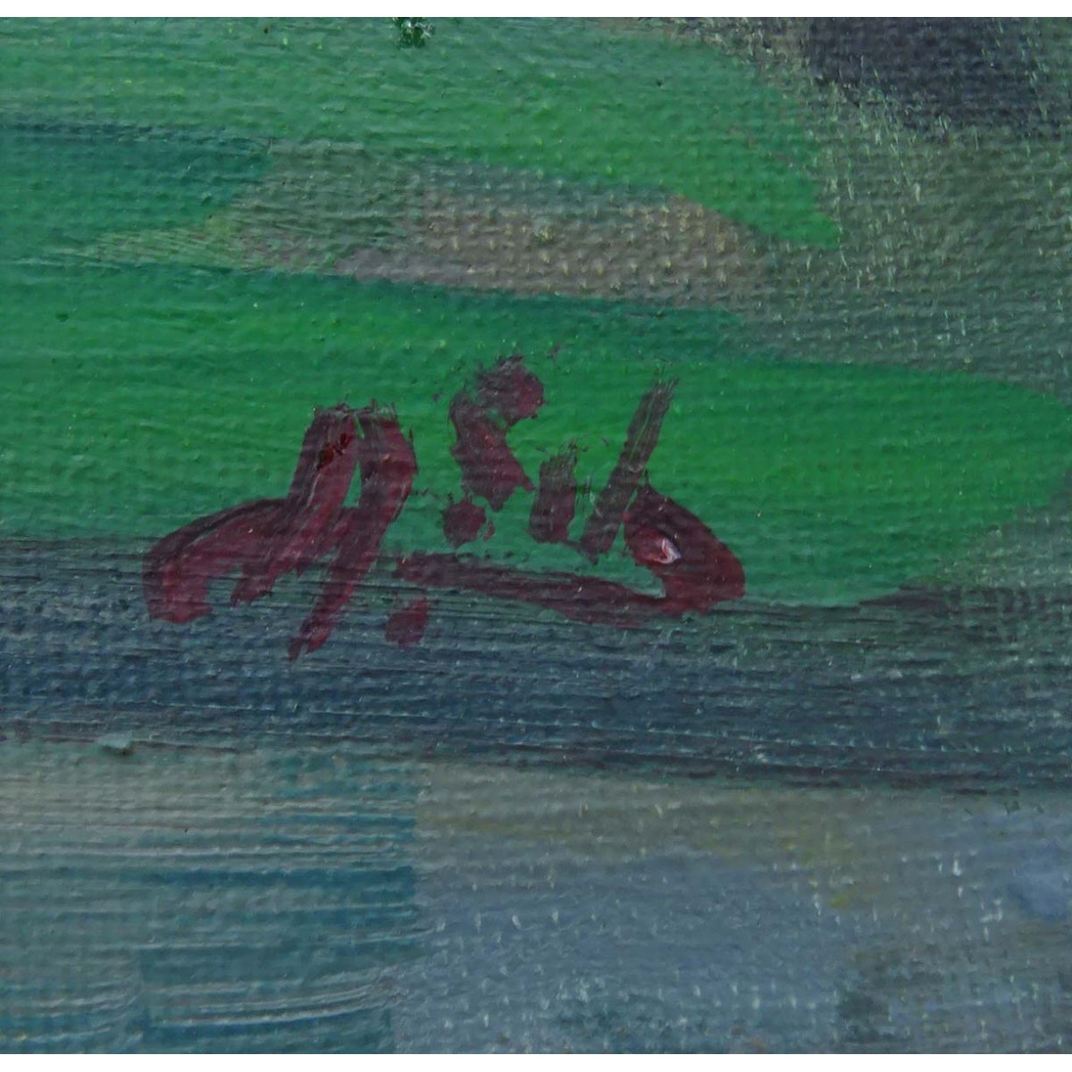 French School (20th Century) "Parc Monceau"