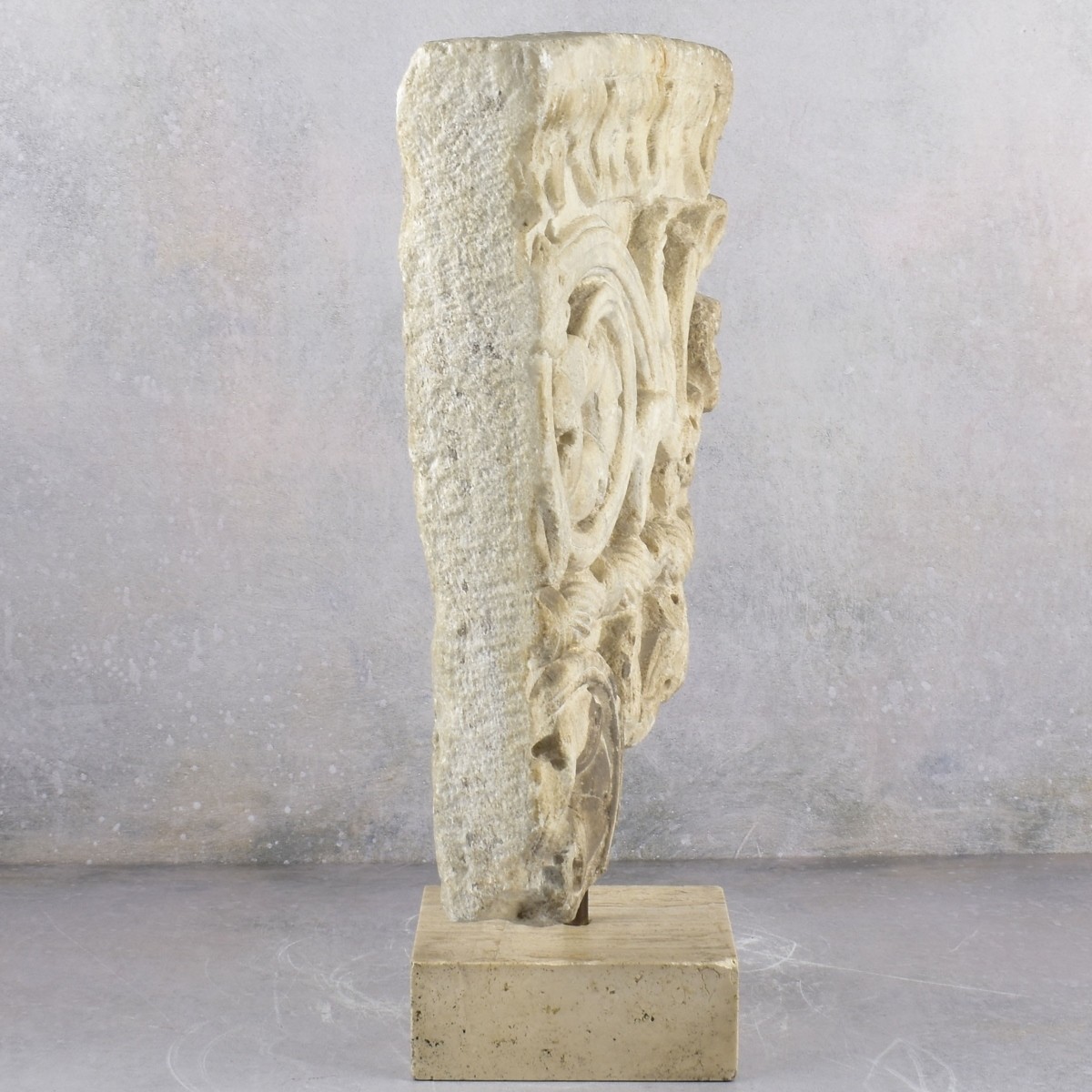 Antique Marble Sculpture of a Structural Frieze