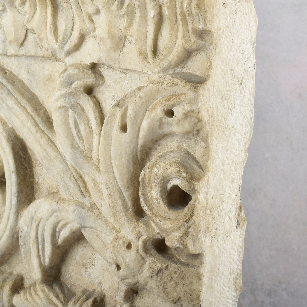 Antique Marble Sculpture of a Structural Frieze
