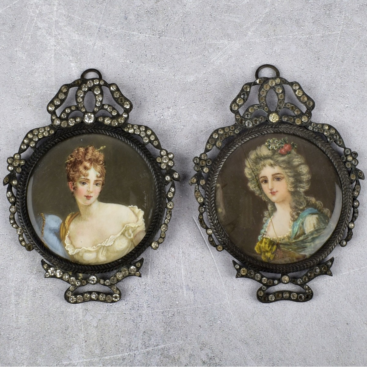 Fine Hand Painted French Miniatures