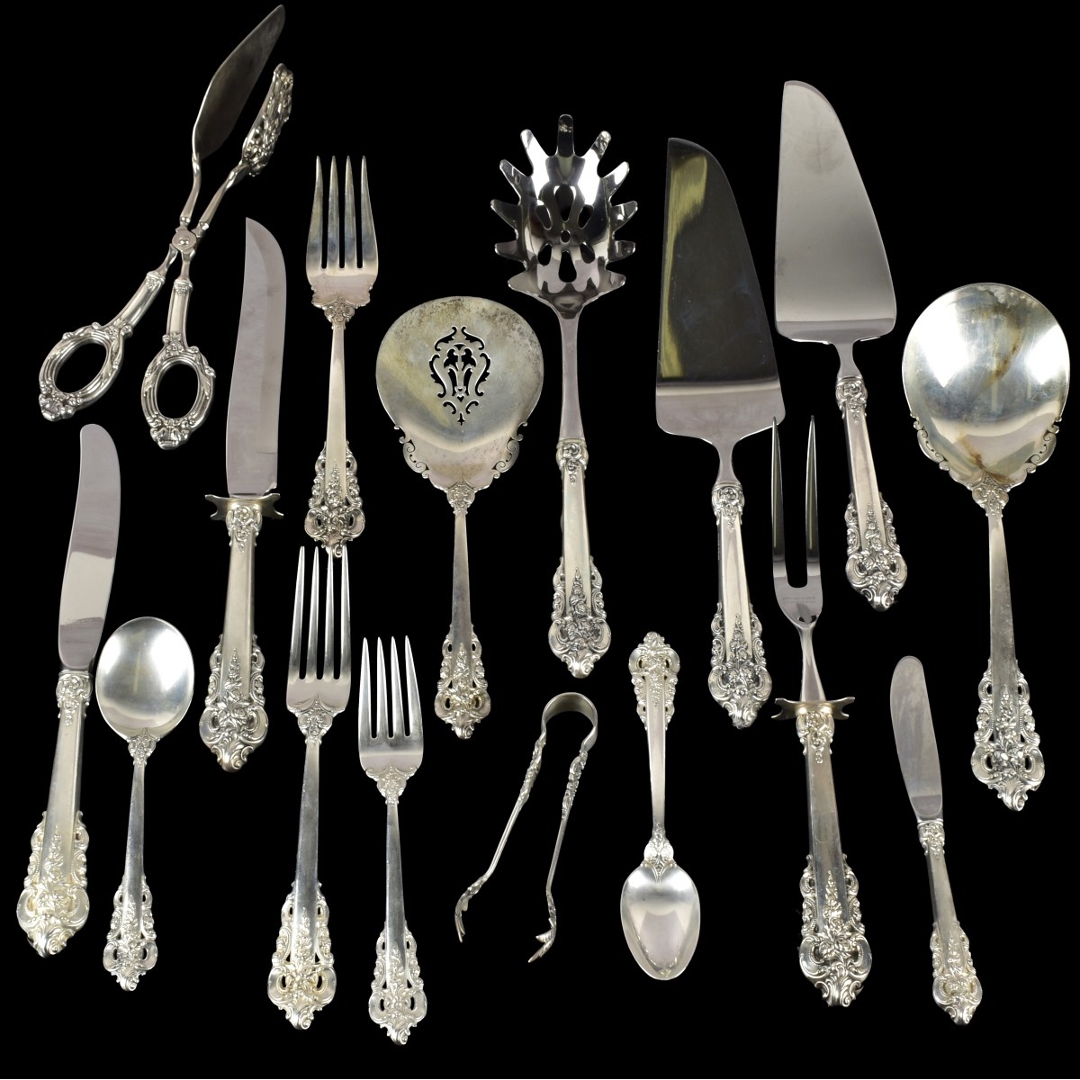 Wallace "Grand Baroque" Sterling Silver Flatware