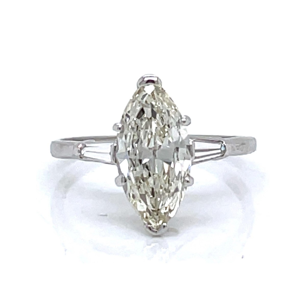 Diamond and Platinum Ring