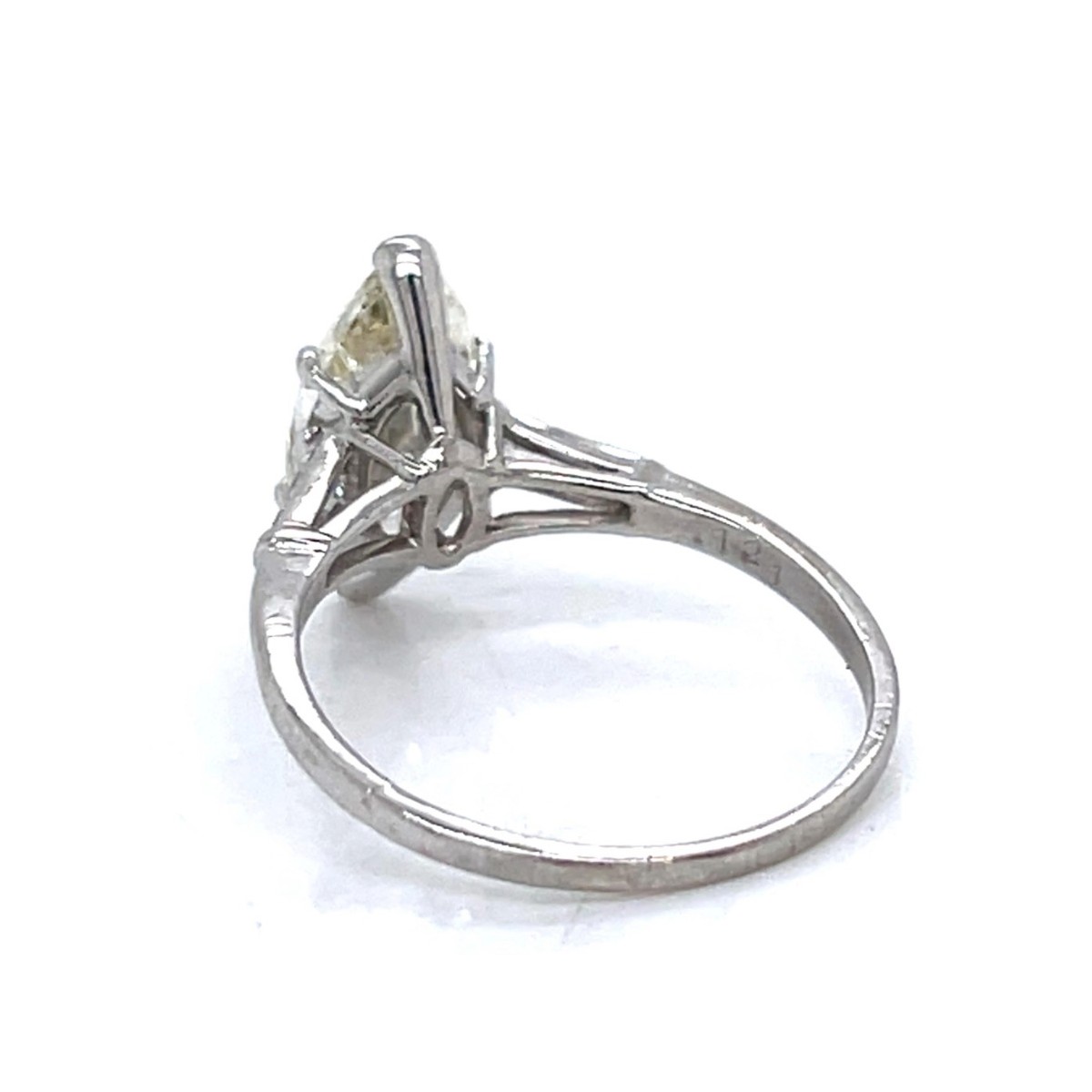 Diamond and Platinum Ring