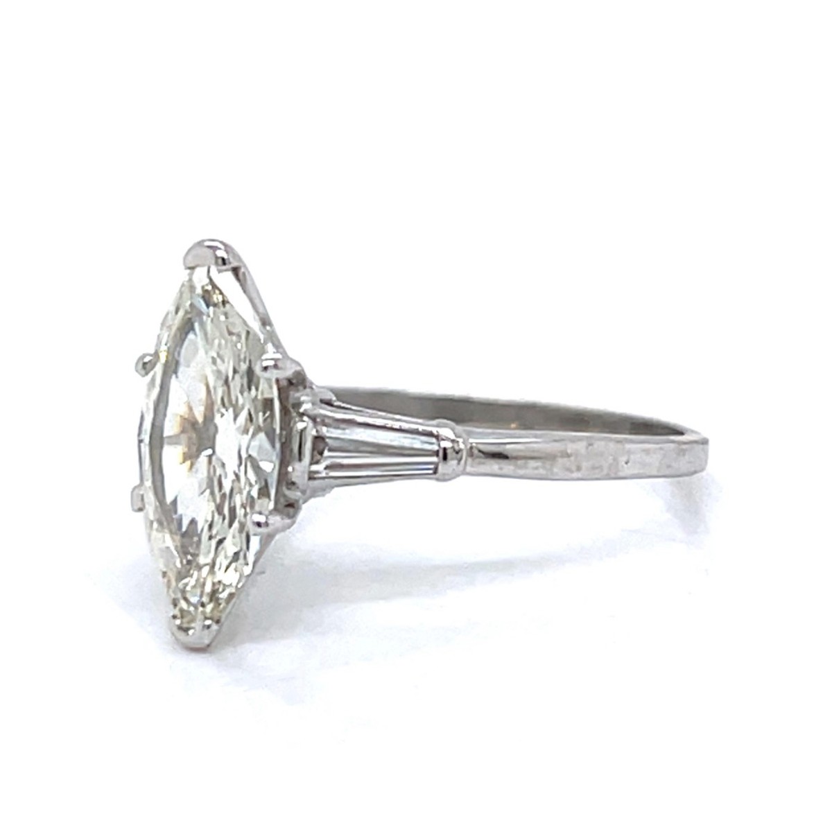 Diamond and Platinum Ring