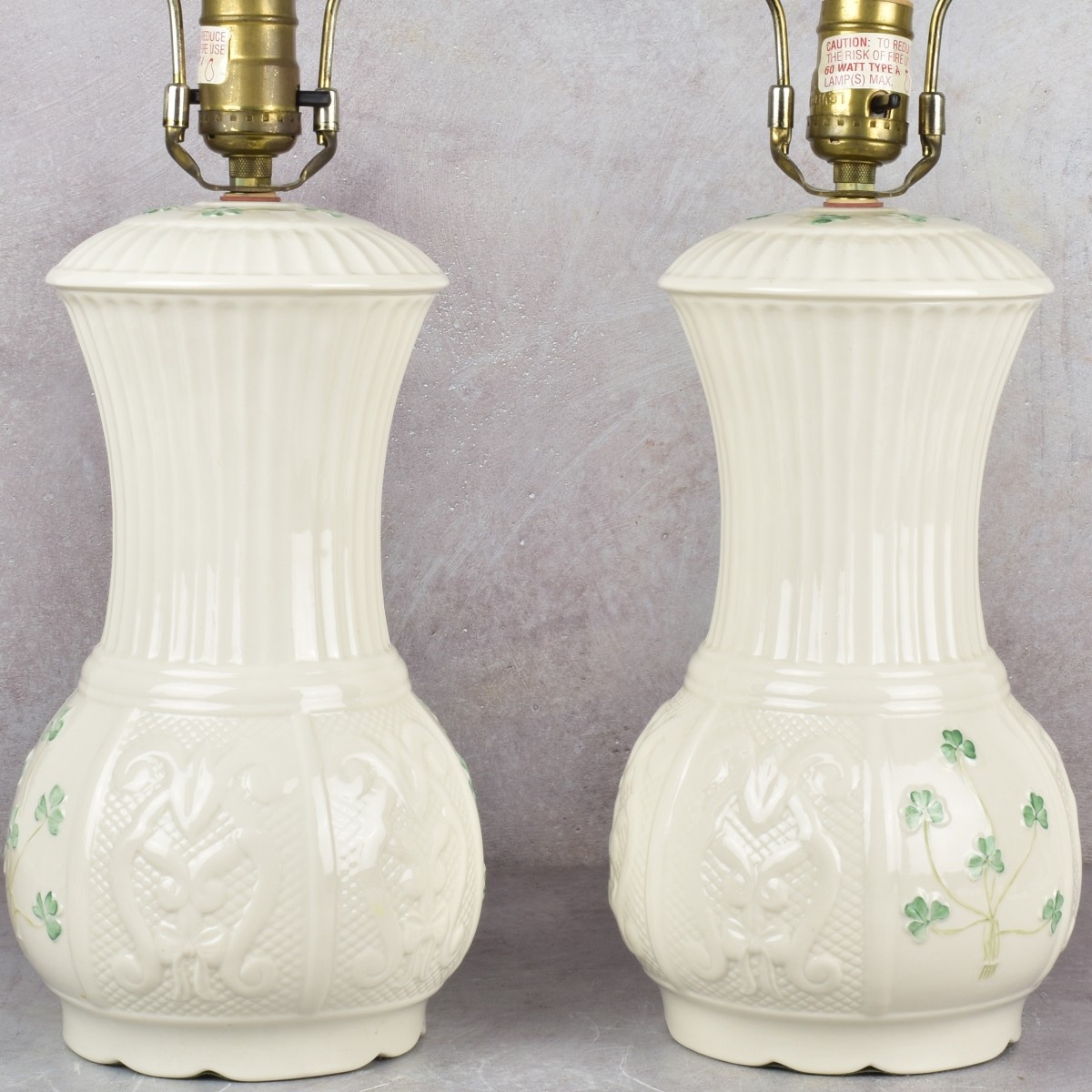 Belleek Porcelain Lamps