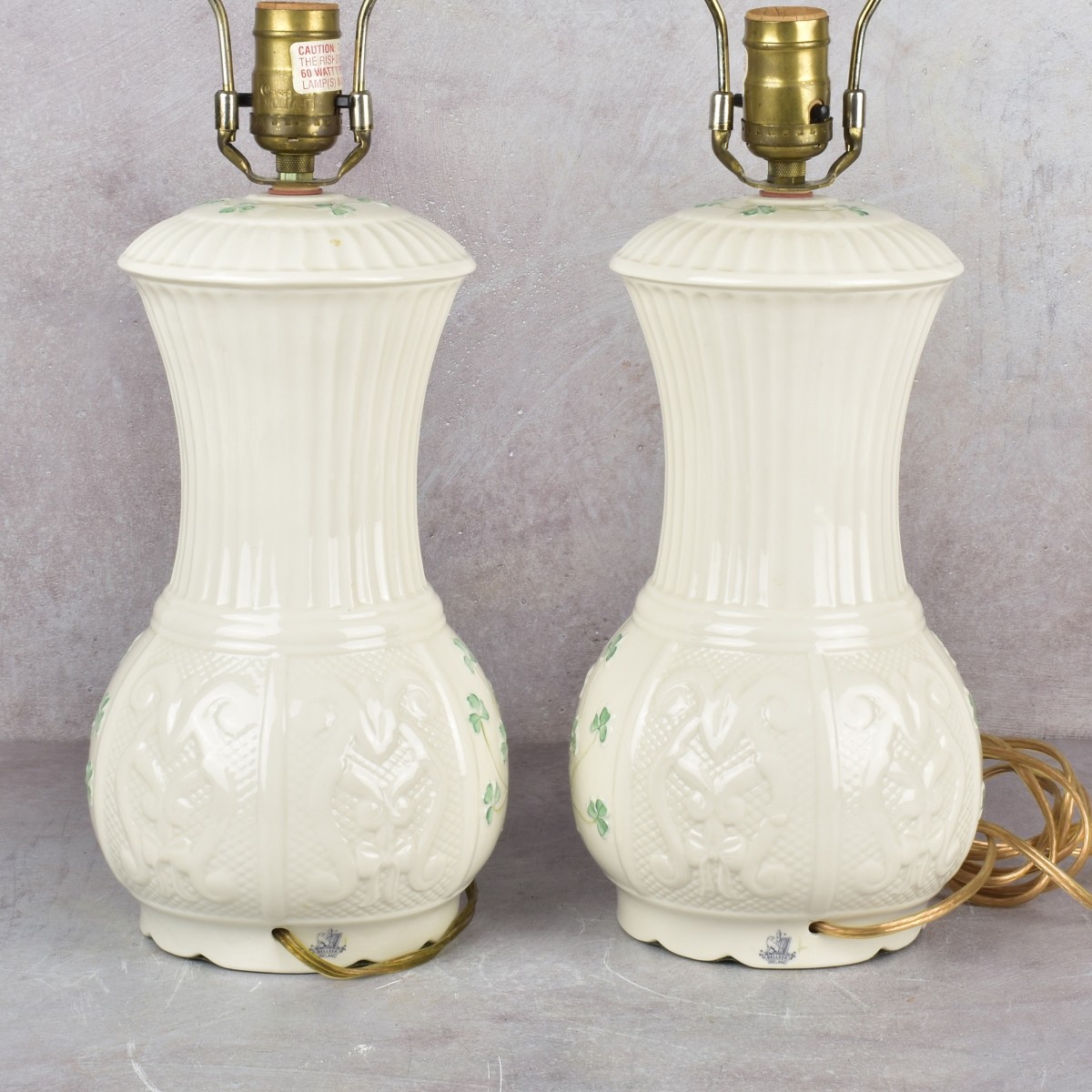 Belleek Porcelain Lamps