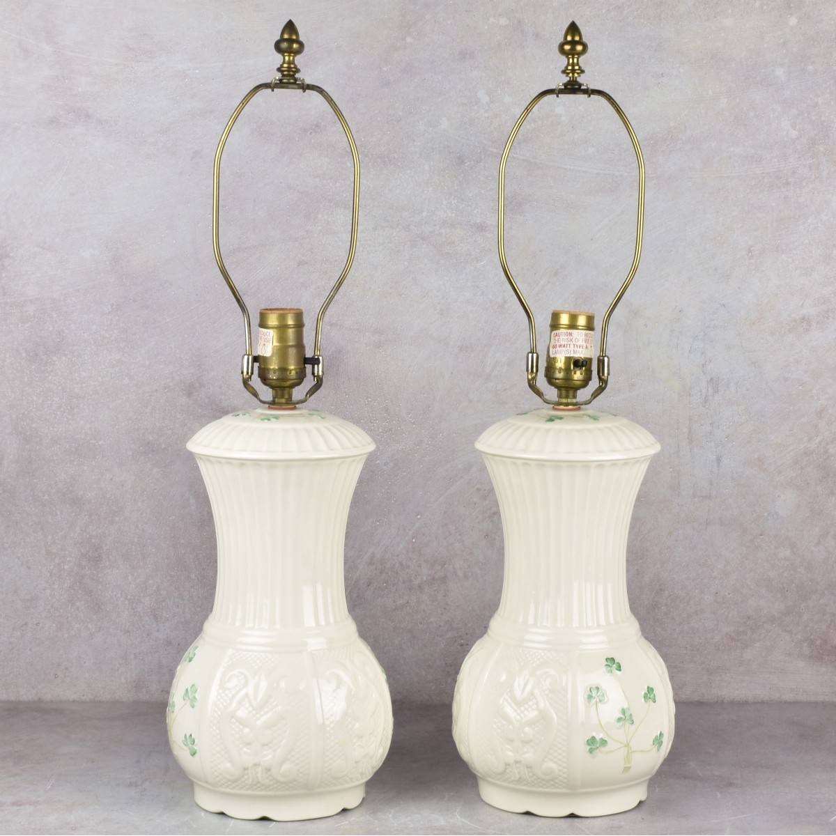 Belleek Porcelain Lamps