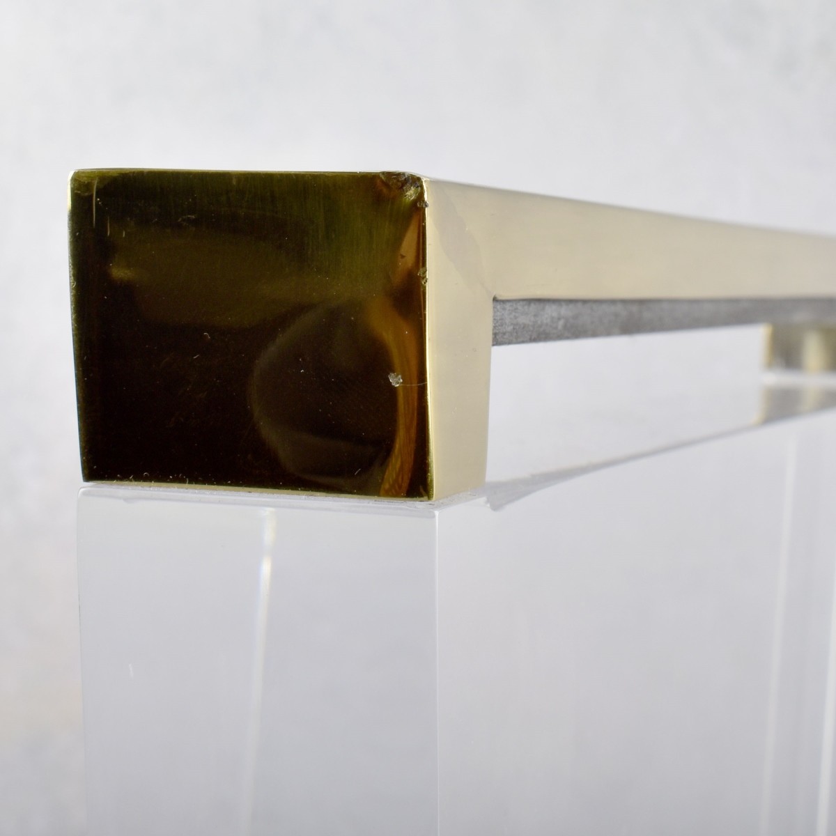 Les Prismatique Lucite-Glass Table