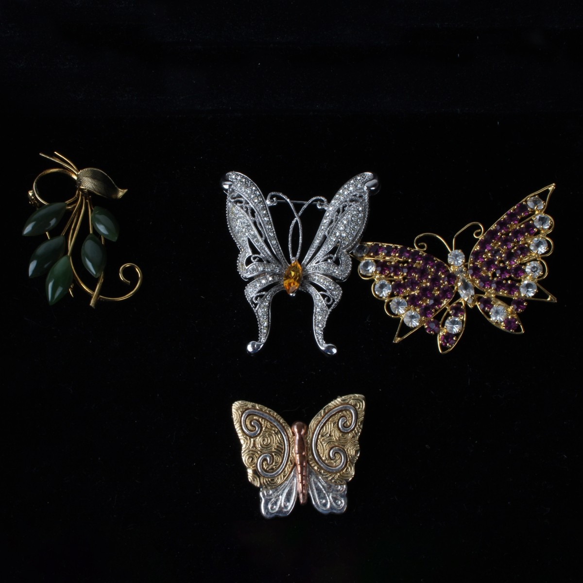 Tray Lot of Vintage Fashion Jewelry