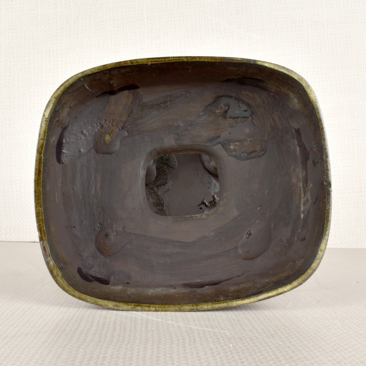 Japanese Bronze Urn with Cover