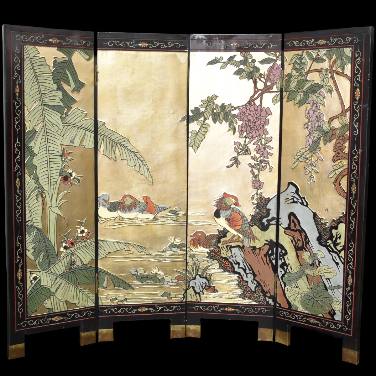 Chinese Carved Screen