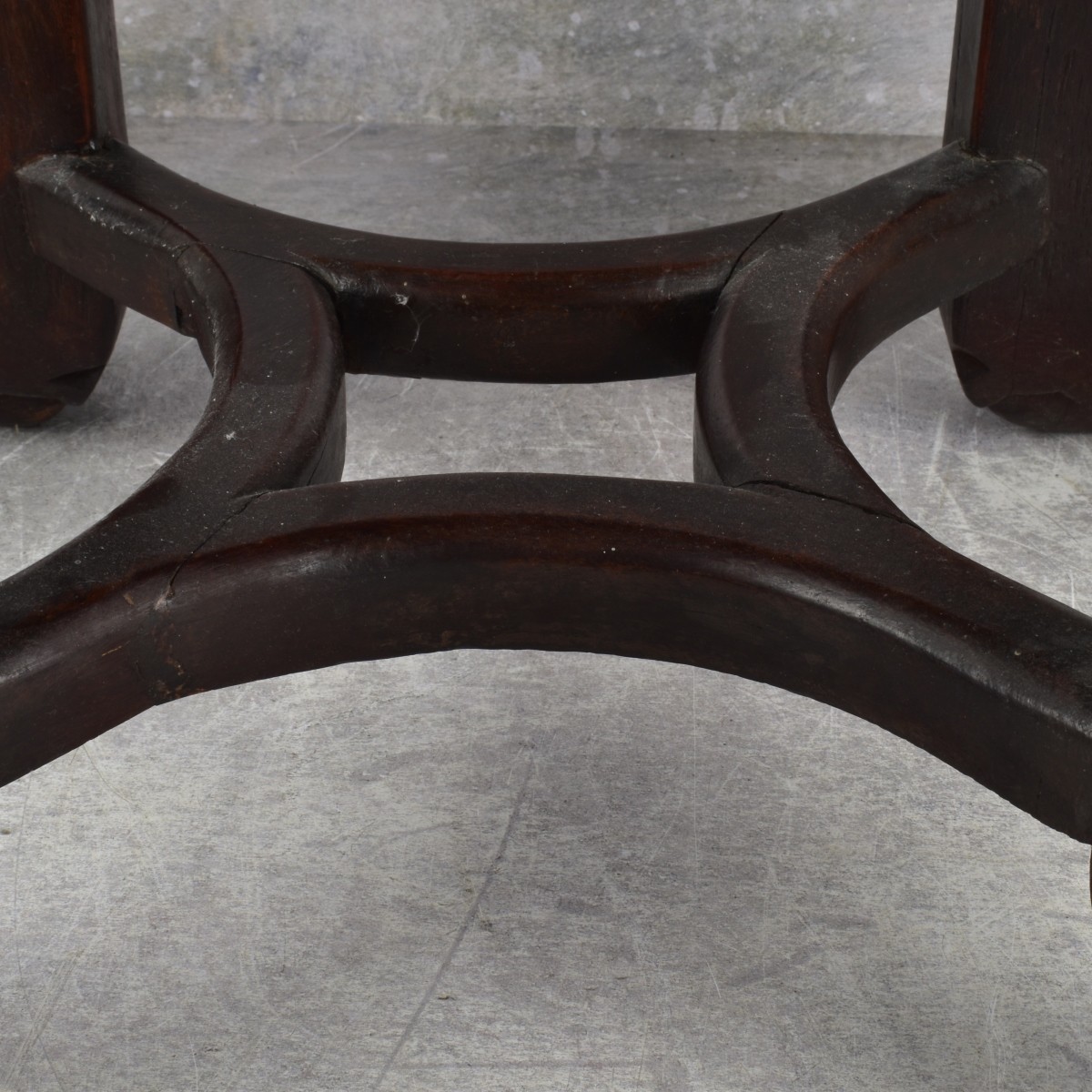 Asian Marble Top Plant Stand