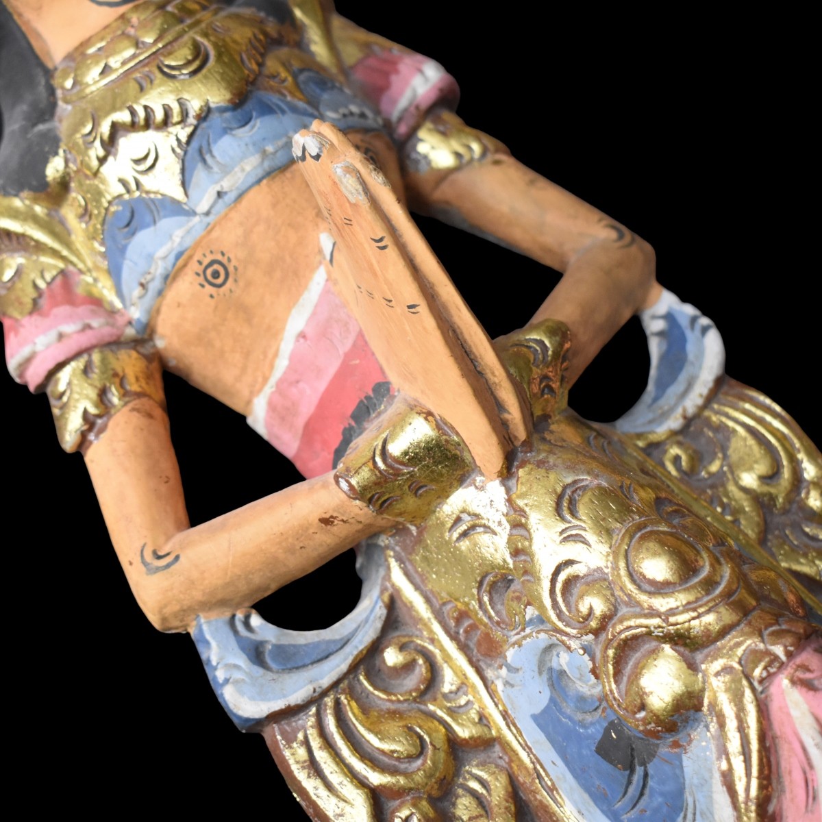 Balinese Carved and Painted Figures