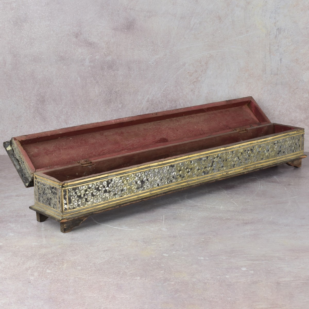 Antique Indian Rectangular Storage Box