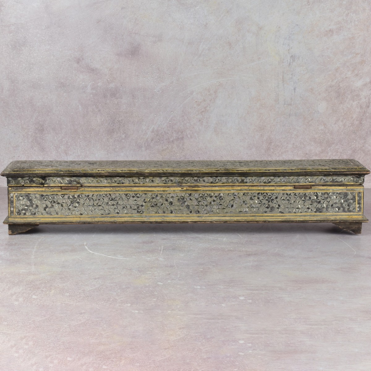 Antique Indian Rectangular Storage Box