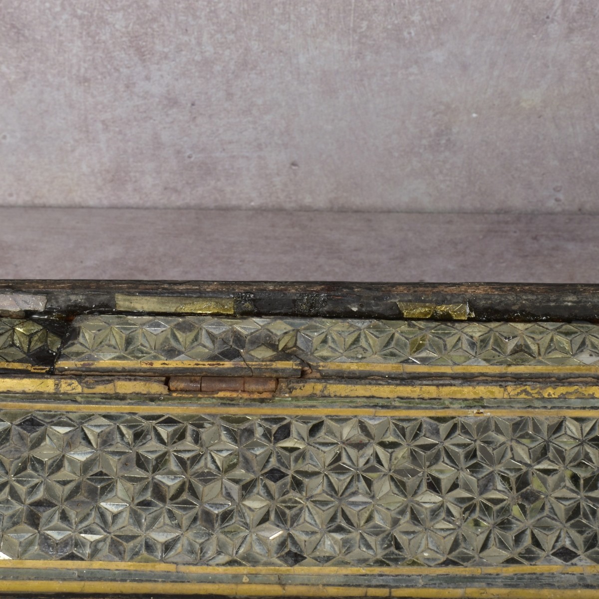 Antique Indian Rectangular Storage Box