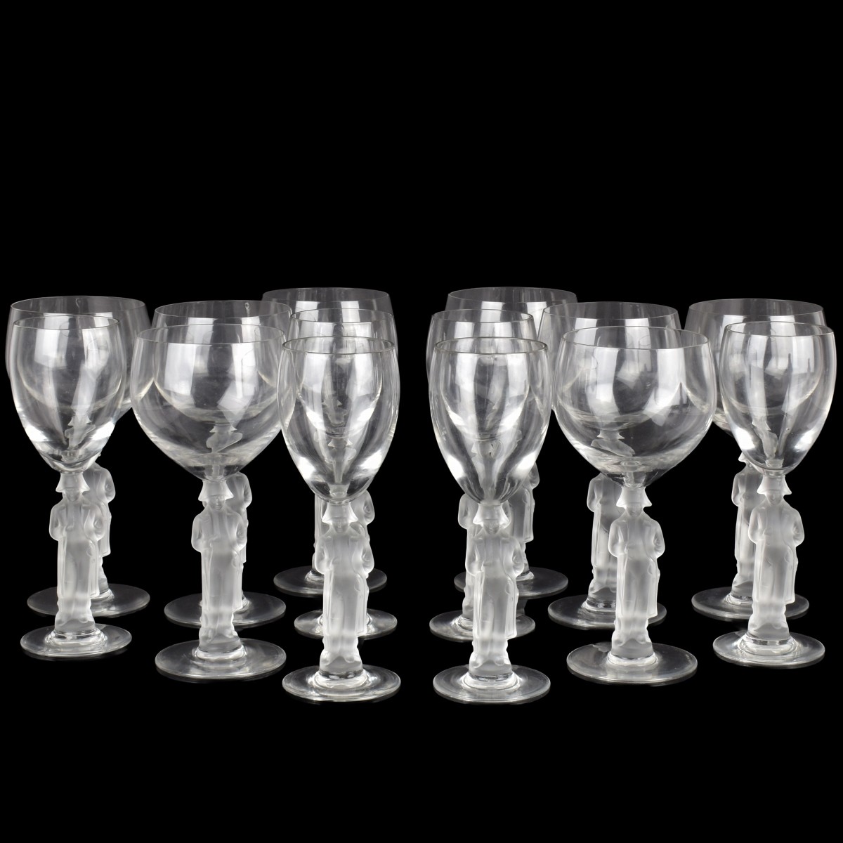 Bayel French Figural Glasses