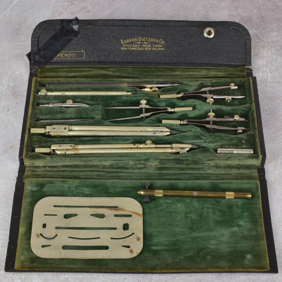 Eugene Dietzgen Co, Drafting Set