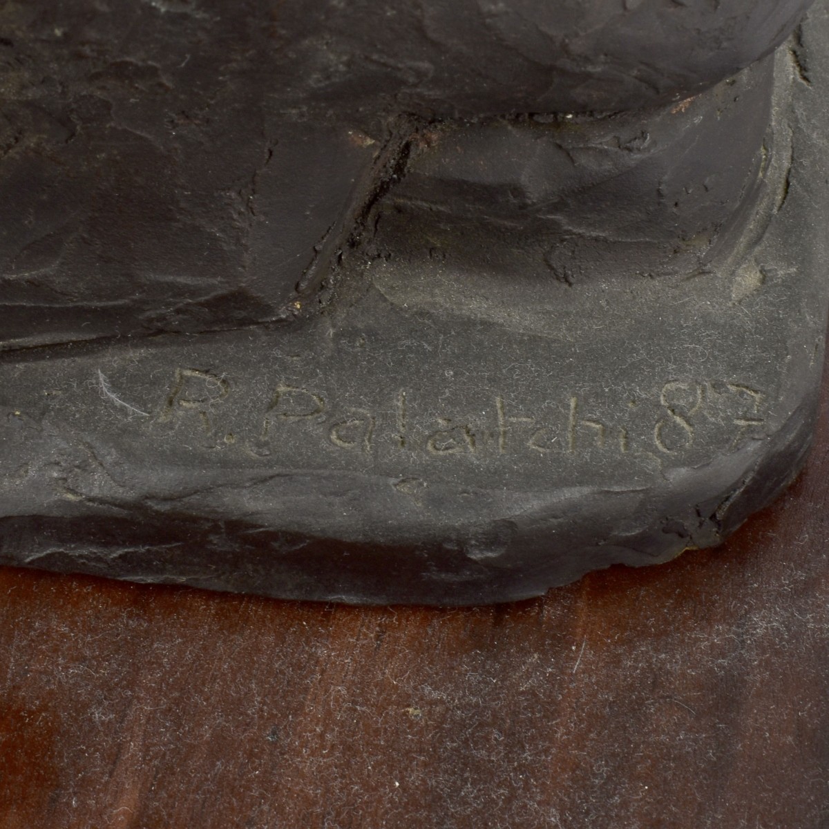 Painted Pottery Sculpture of a Lady