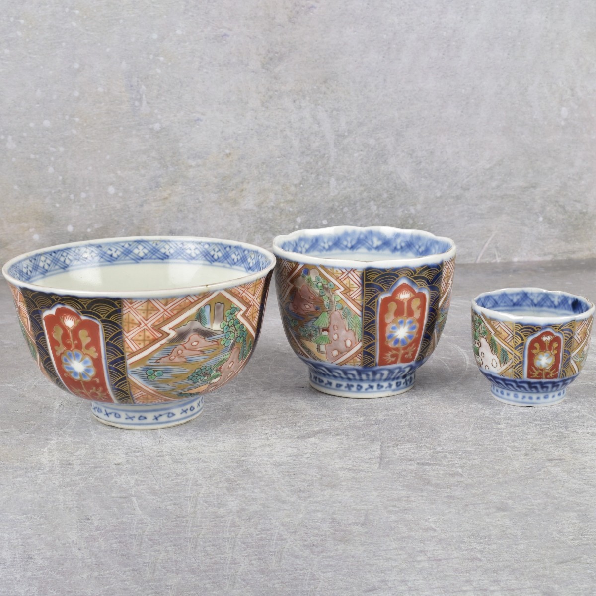 Vintage Japanese Imari Porcelain Pieces