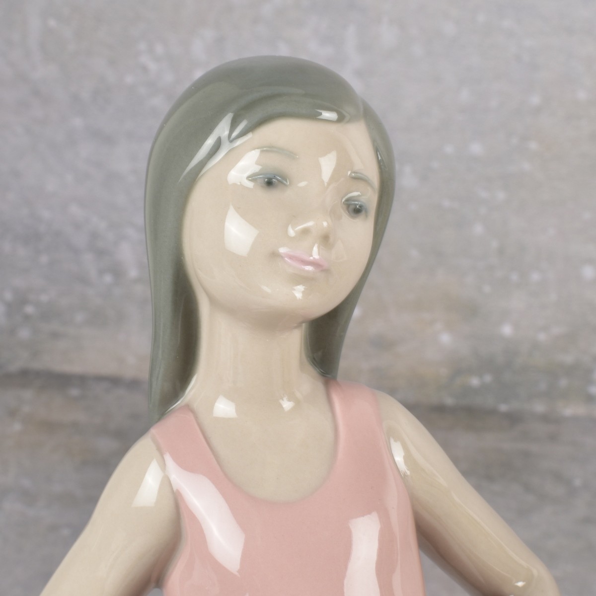 Lladro "Girl with Hat" Sculptures