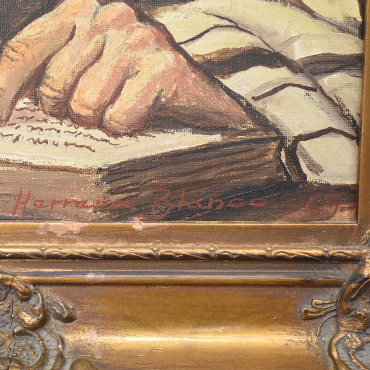 Herrera Blanco Oil on Canvas