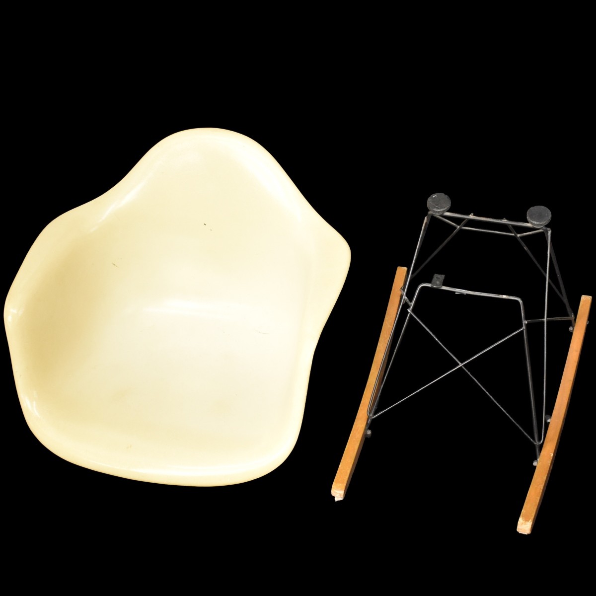 Charles and Ray Eames Fiberglass Rocker