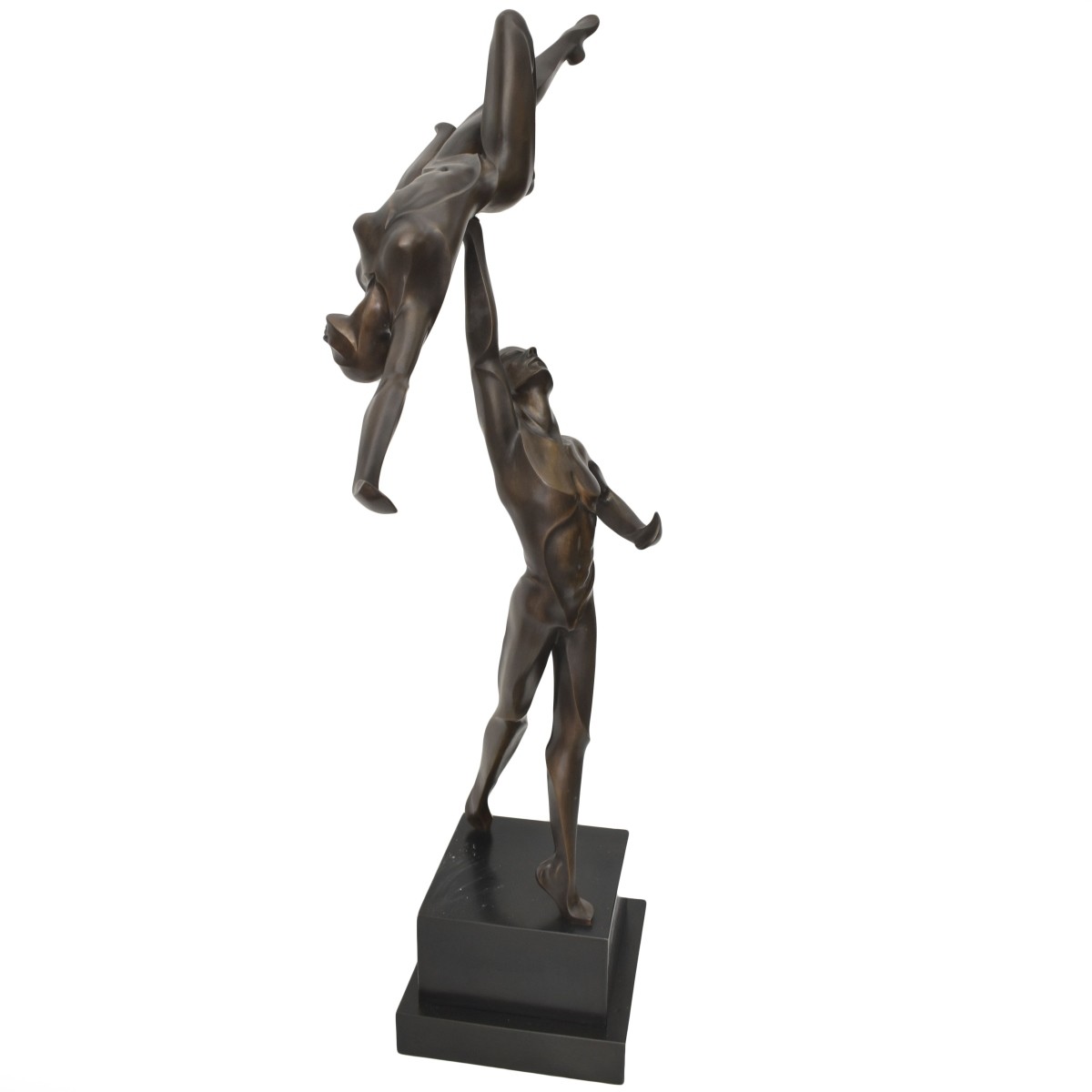 Ben Avivi Zion Abstract Bronze Sculpture