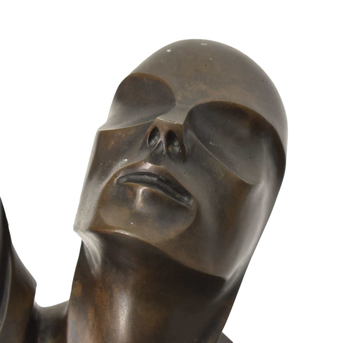 Ben Avivi Zion Abstract Bronze Sculpture