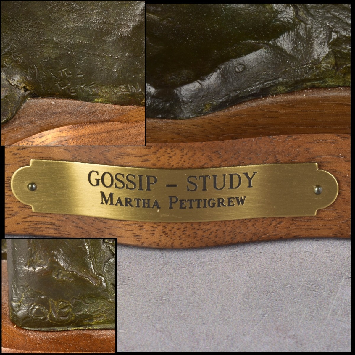 Martha Pettigrew Bronze Sculpture