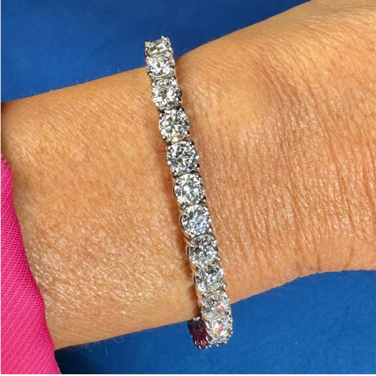 Diamond and Platinum Bracelet