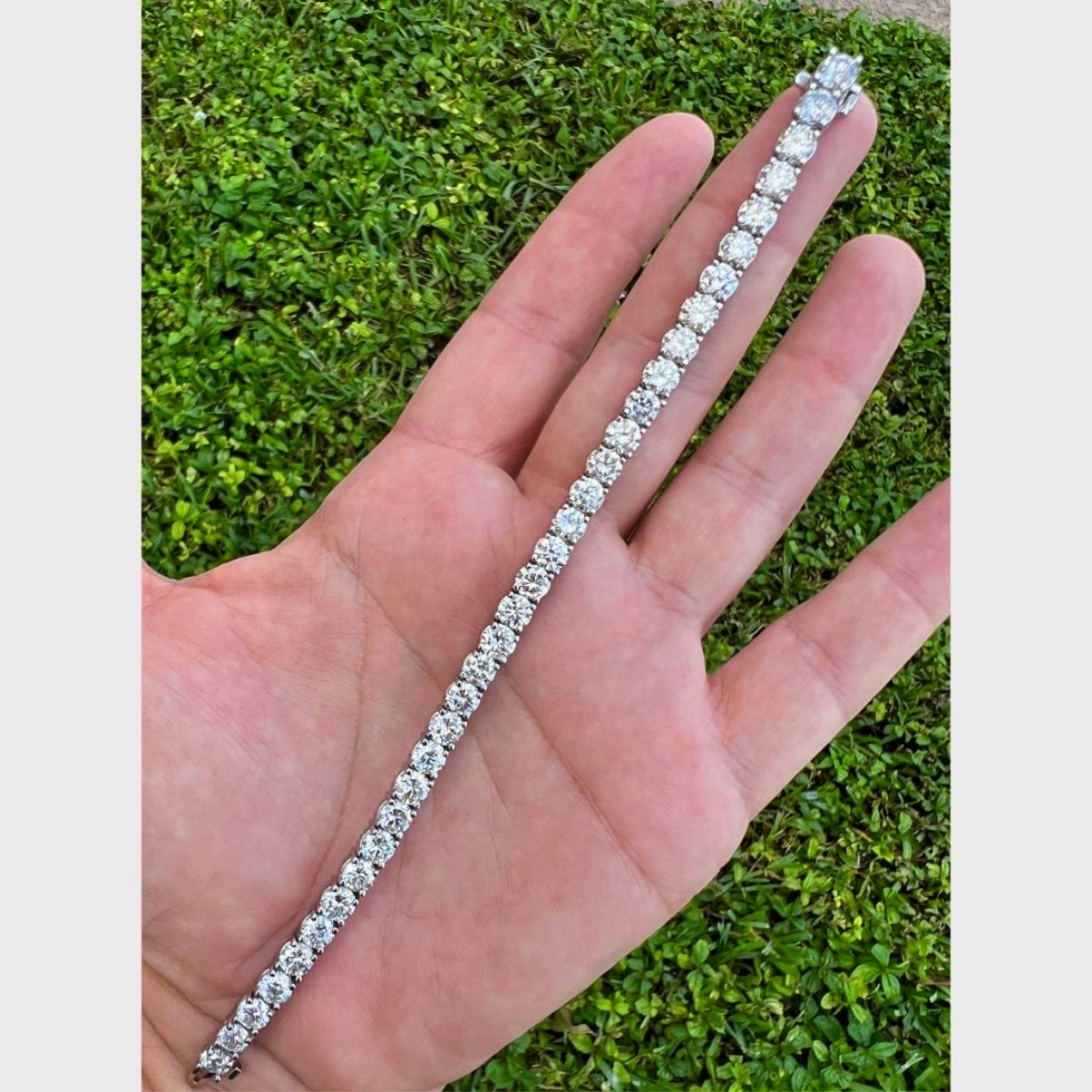 Diamond and Platinum Bracelet