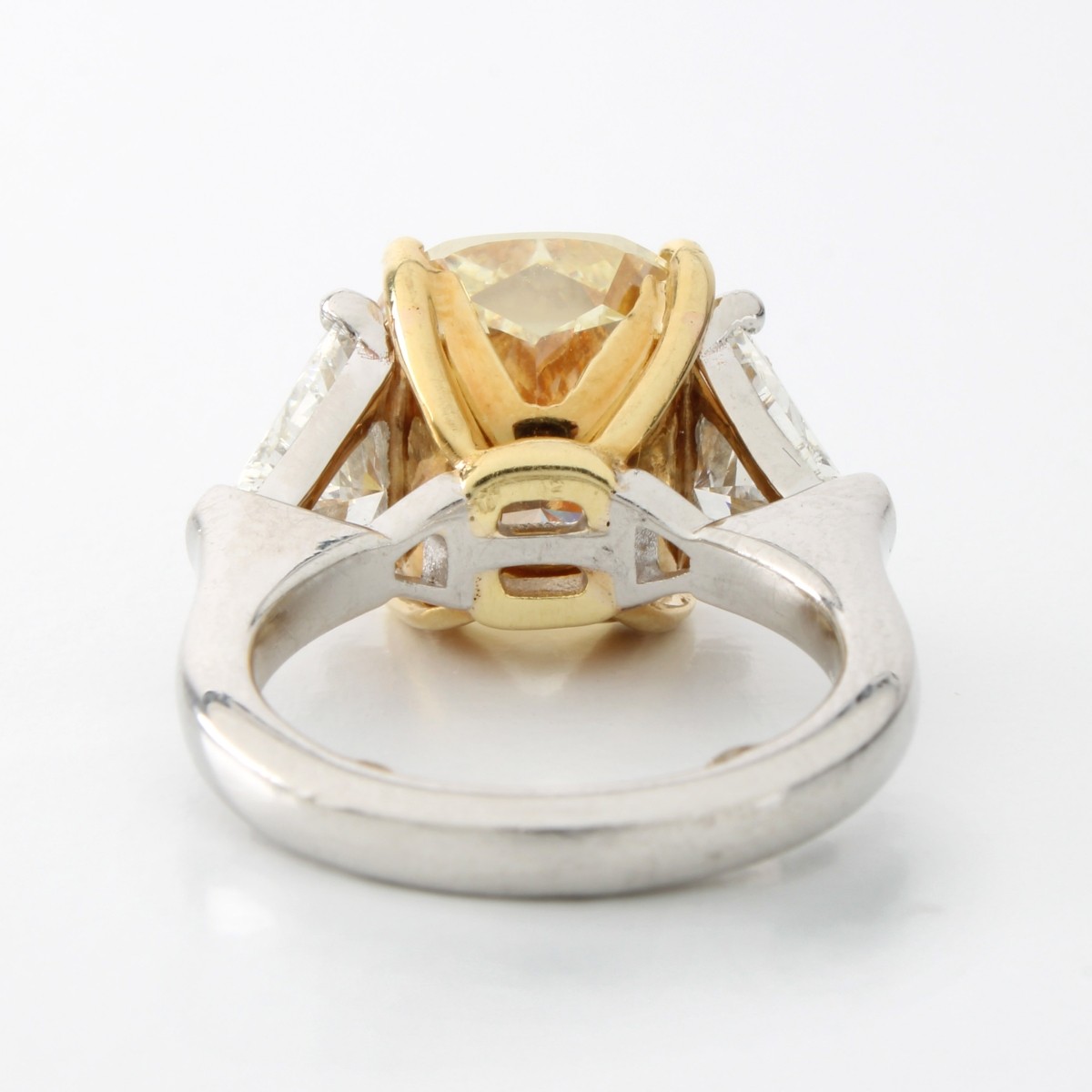 GIA Fancy Yellow Diamond Ring