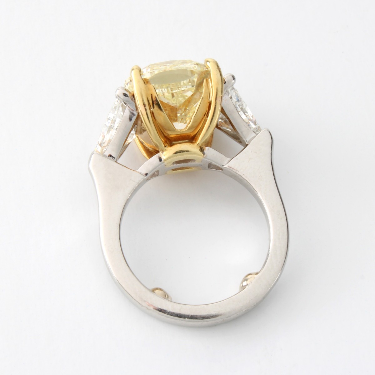 GIA Fancy Yellow Diamond Ring