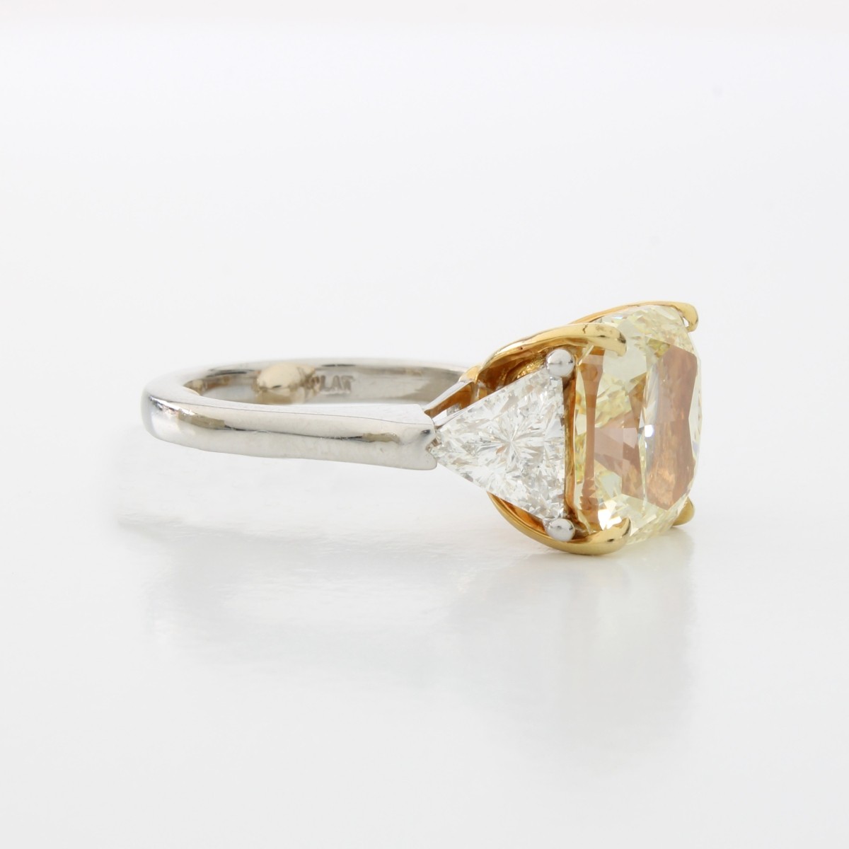 GIA Fancy Yellow Diamond Ring