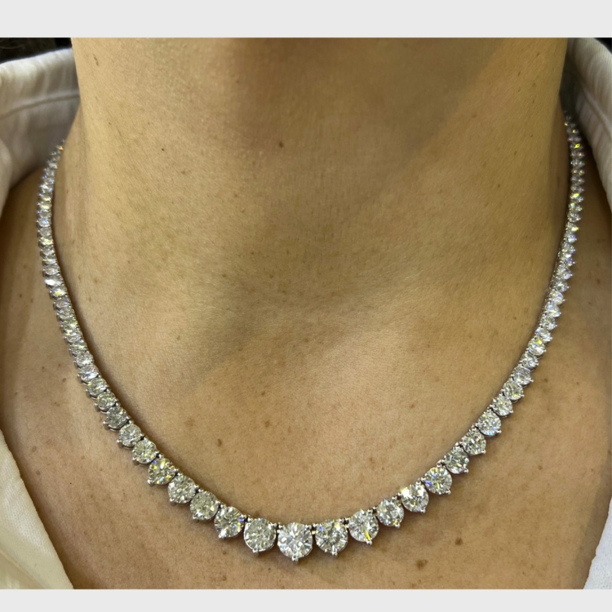Diamond and 14K Necklace