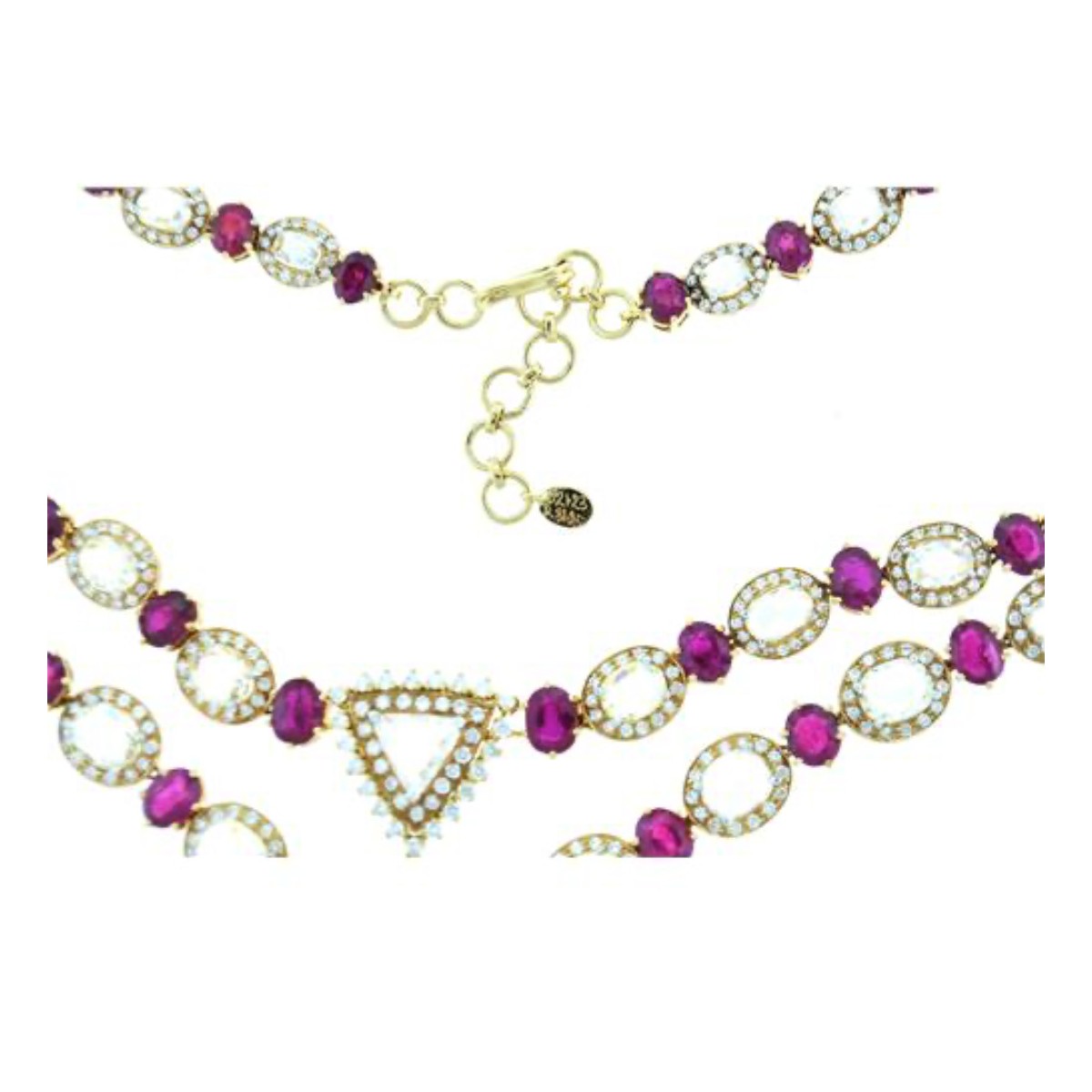 Ruby, Diamond and 18K Necklace