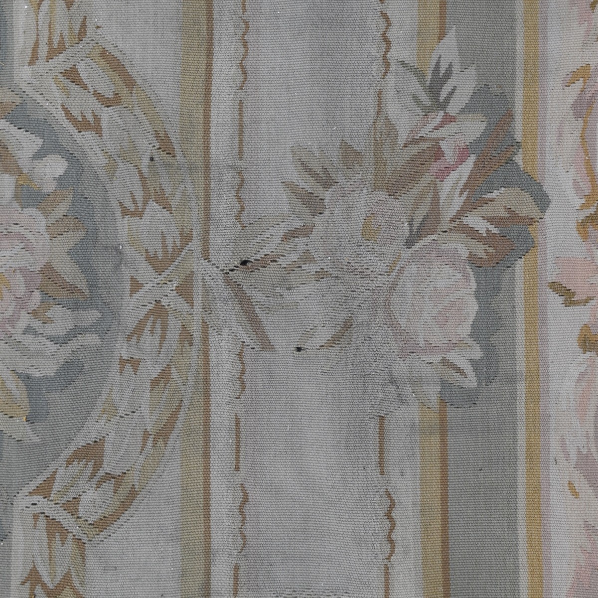 French Aubusson Flat Weave Rug