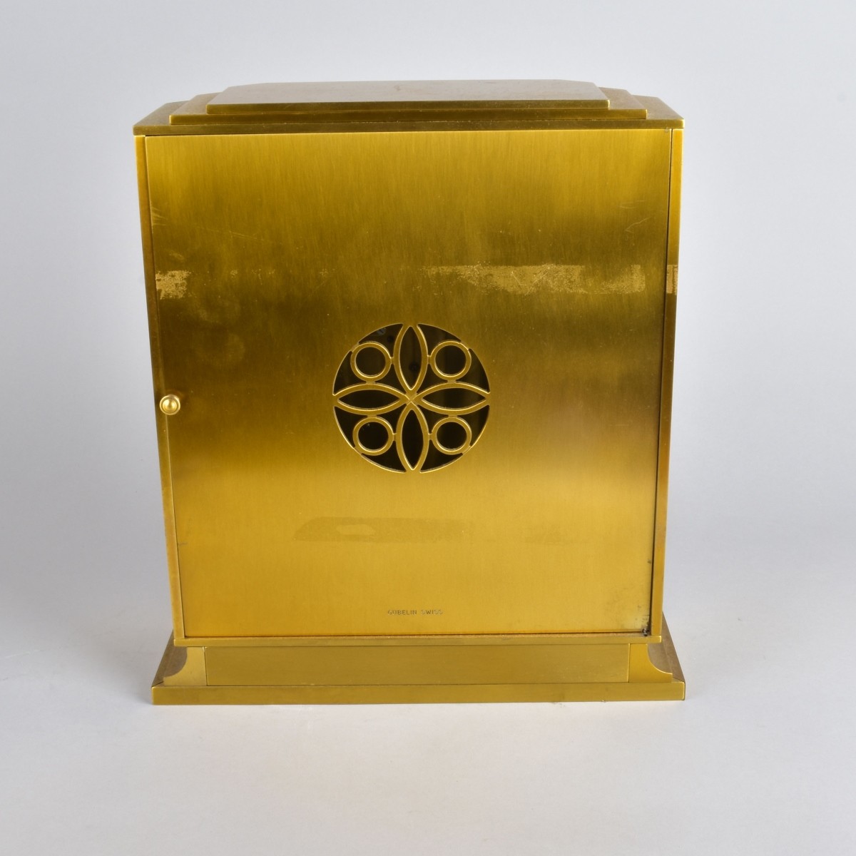 Vintage Gubelin Brass Mantle Clock