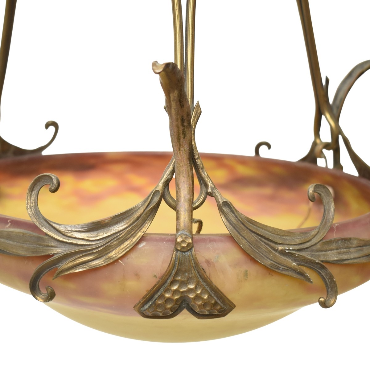 Daum Nancy French Art Nouveau Chandelier