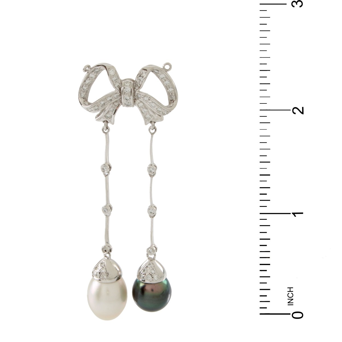 Pearl, Diamond and 18K Pendant