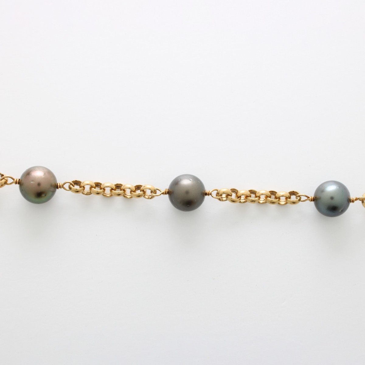 South Sea Pearl and 18K Bracelet