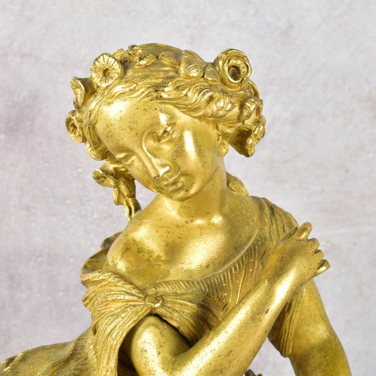 French Neo-classical Sevres Style Clock