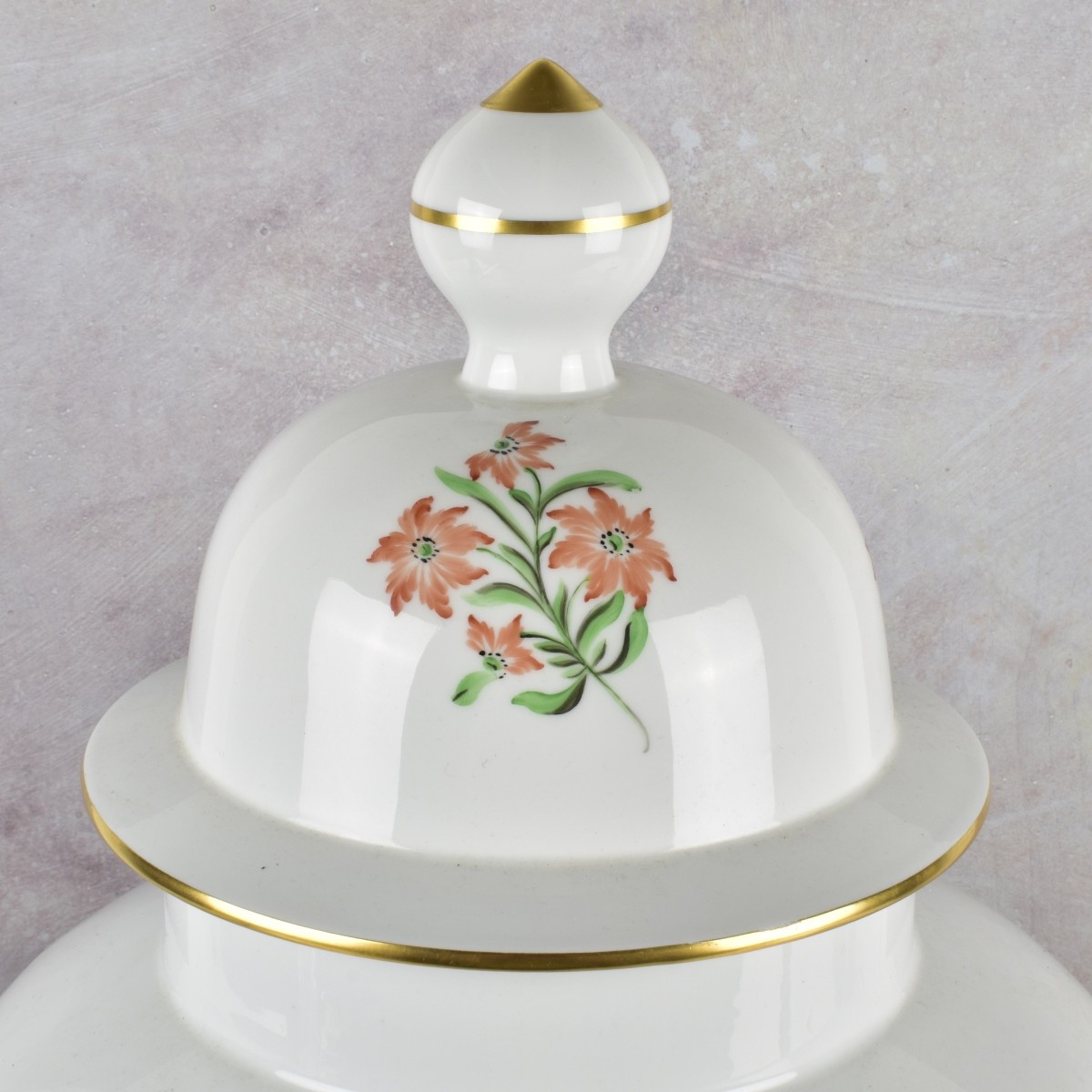 Large Herend Hungary Porcelain Urn