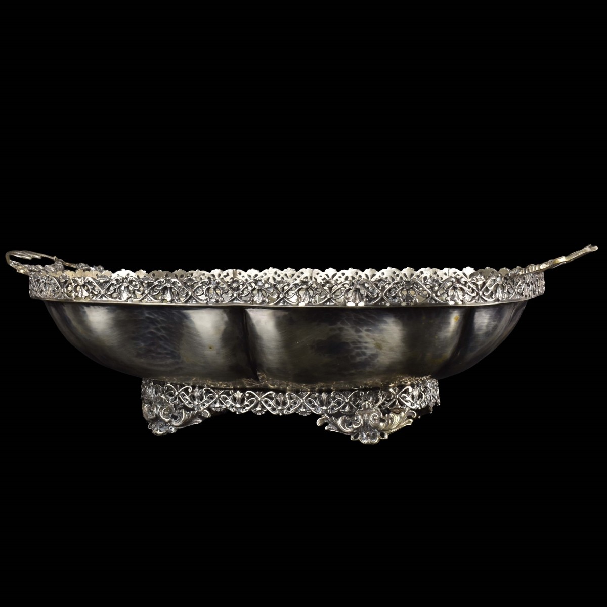 Vintage Italian Vercelli 800 Silver Bowl