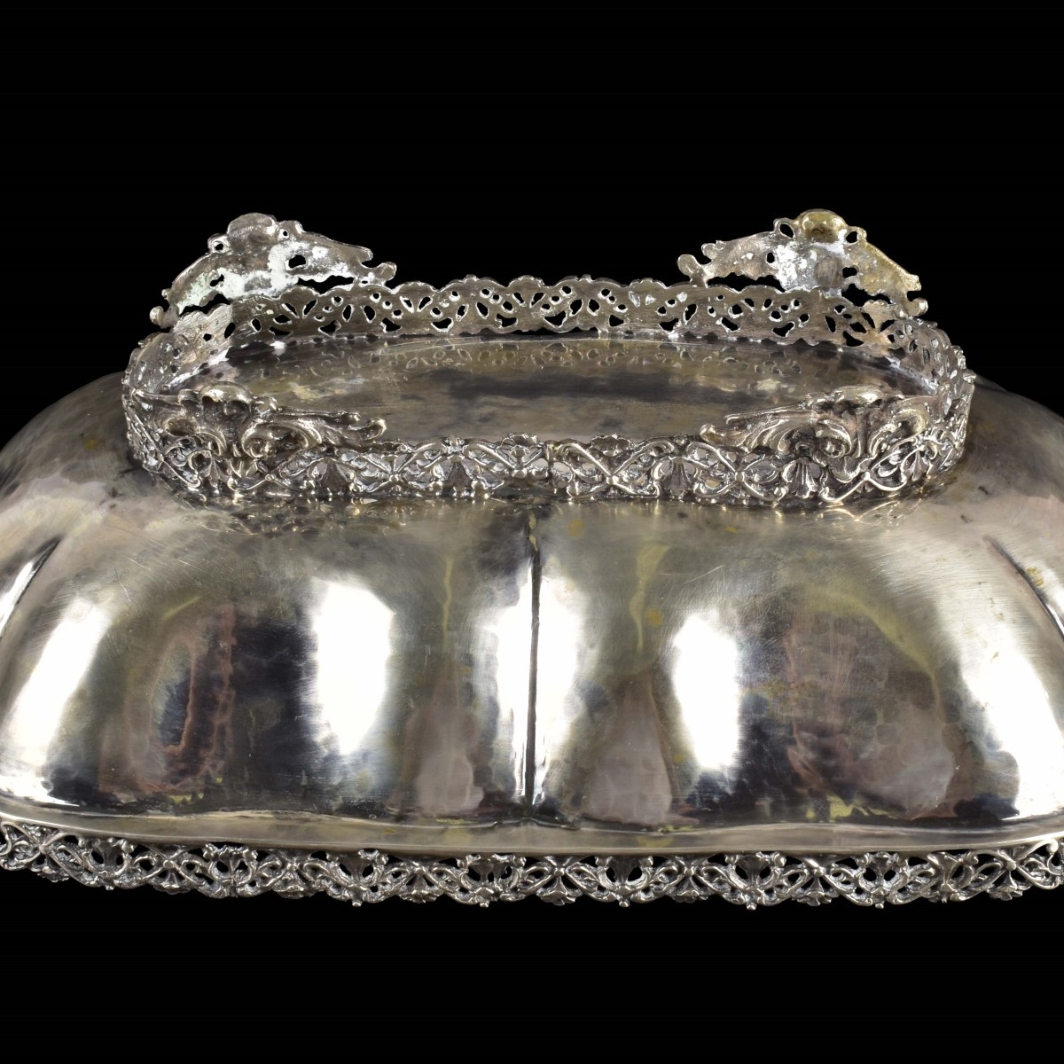 Vintage Italian Vercelli 800 Silver Bowl