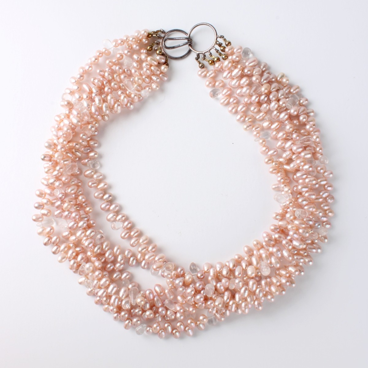 Pearl and Rock Crystal Necklace