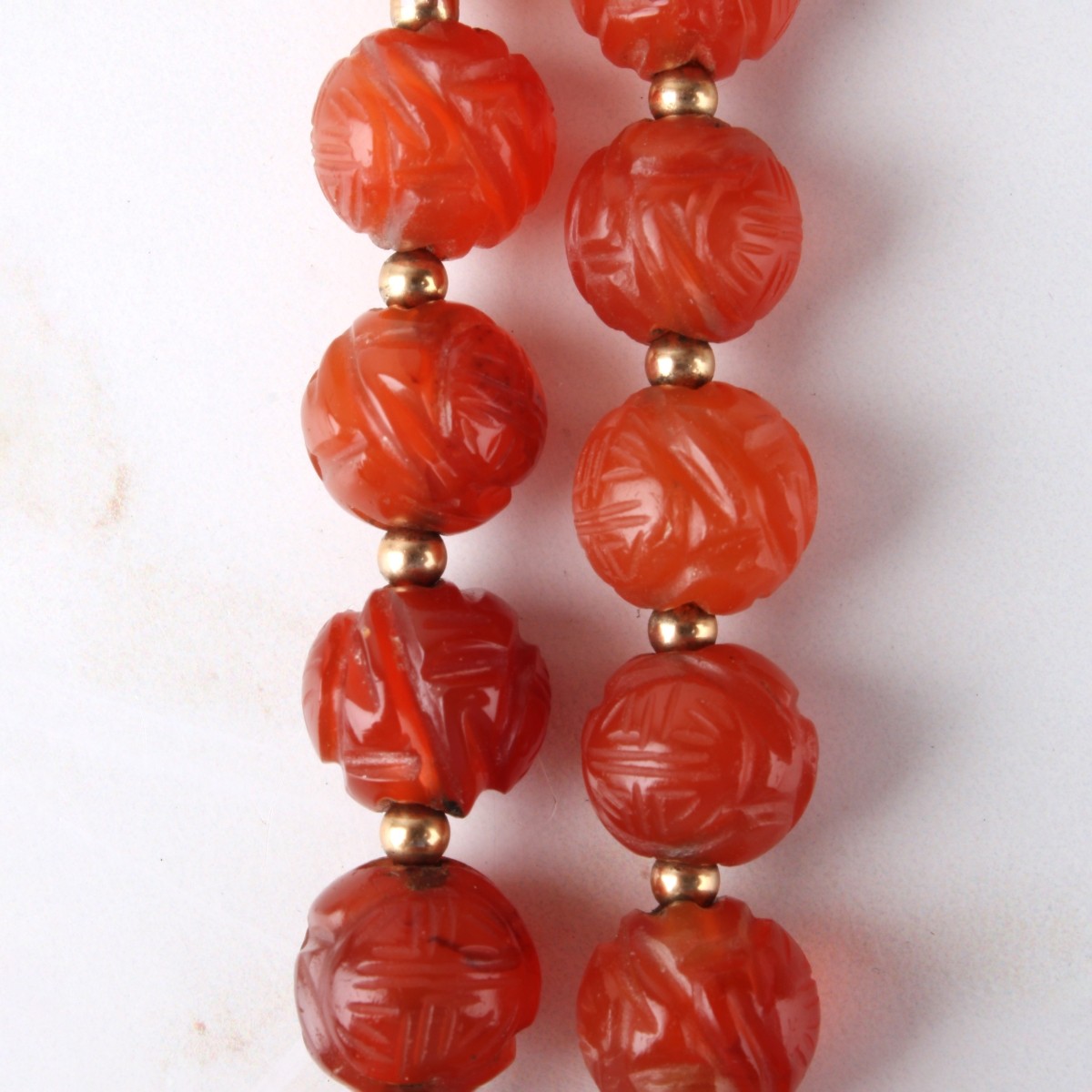 Carnelian and 14K Necklace