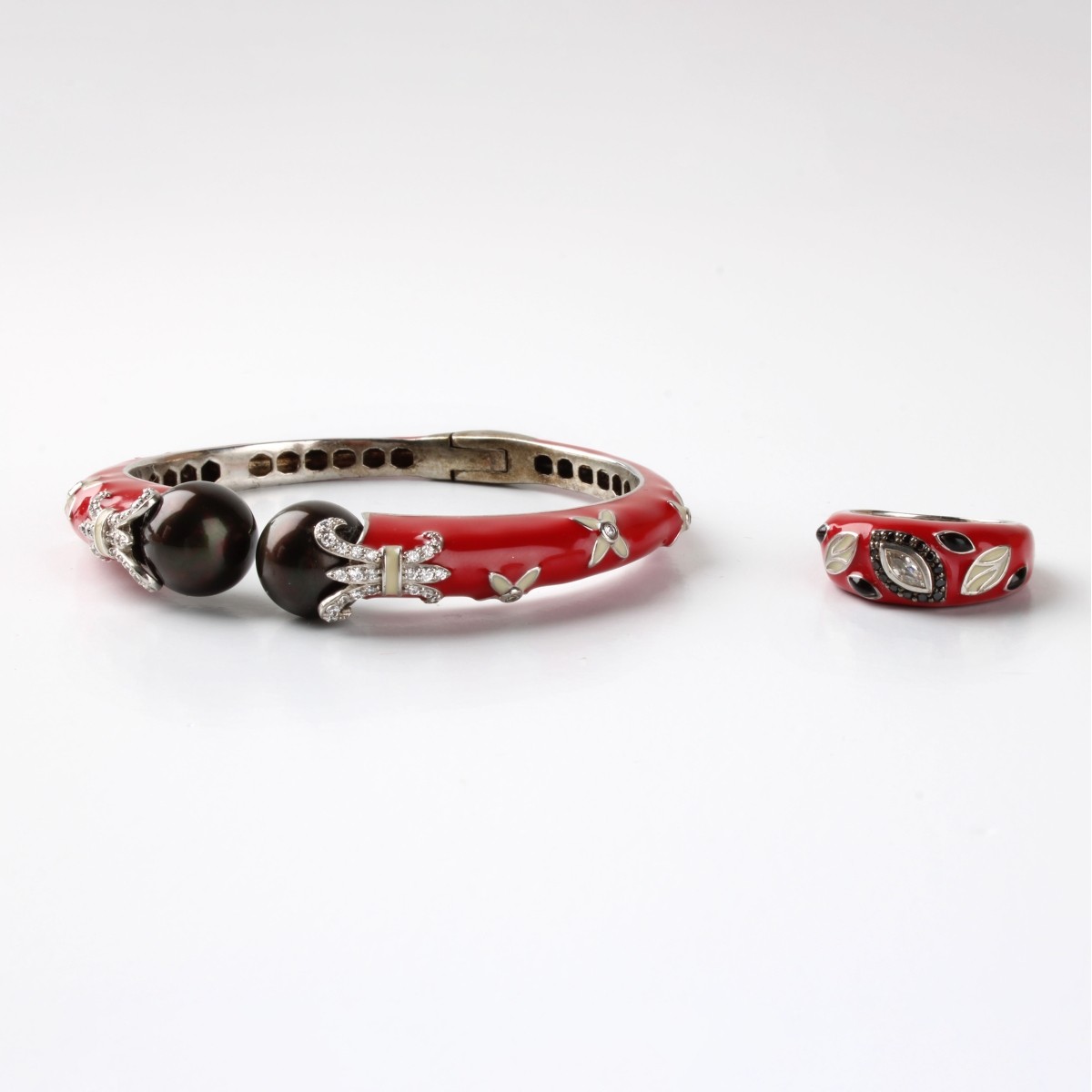 Sterling Silver Bracelet and Ring