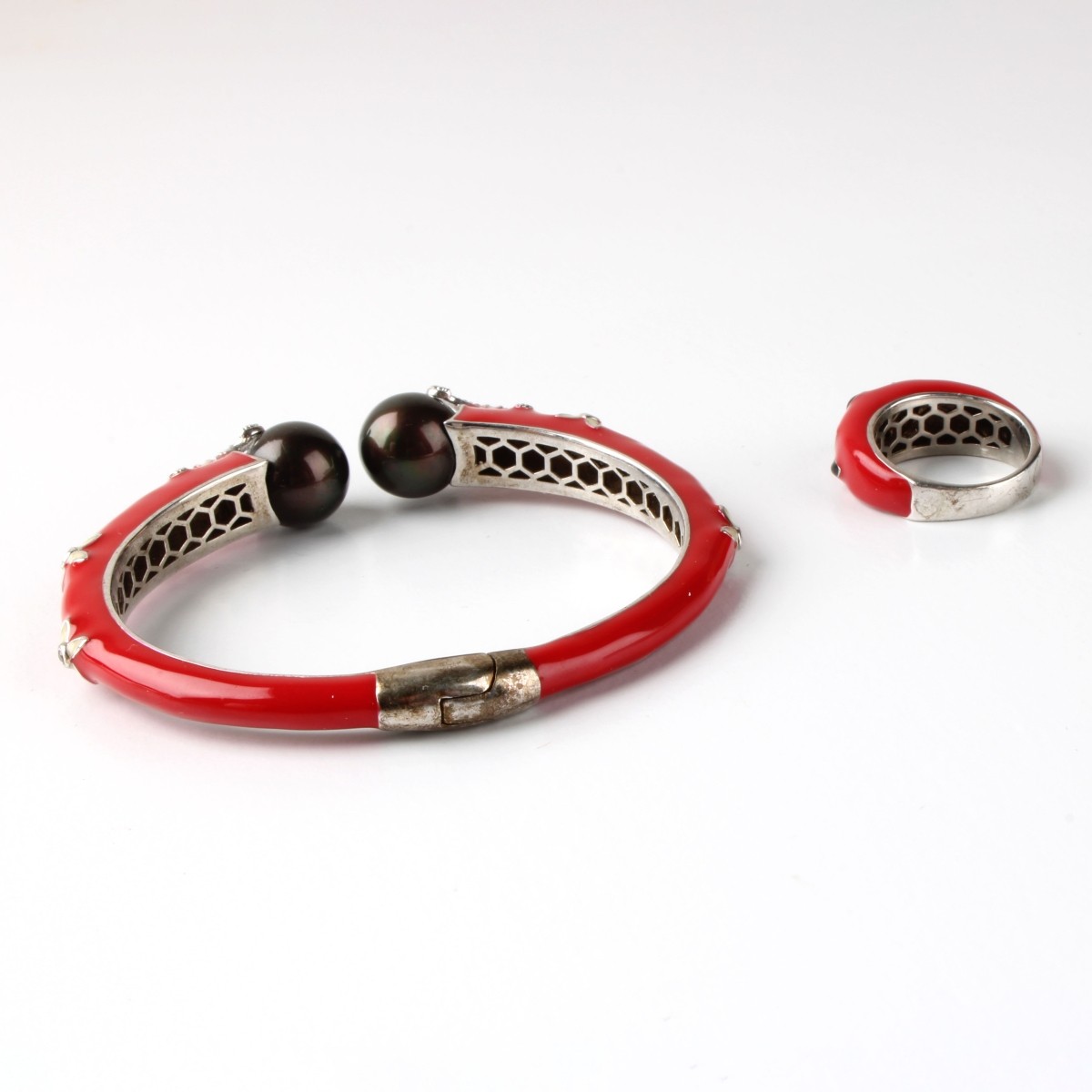 Sterling Silver Bracelet and Ring